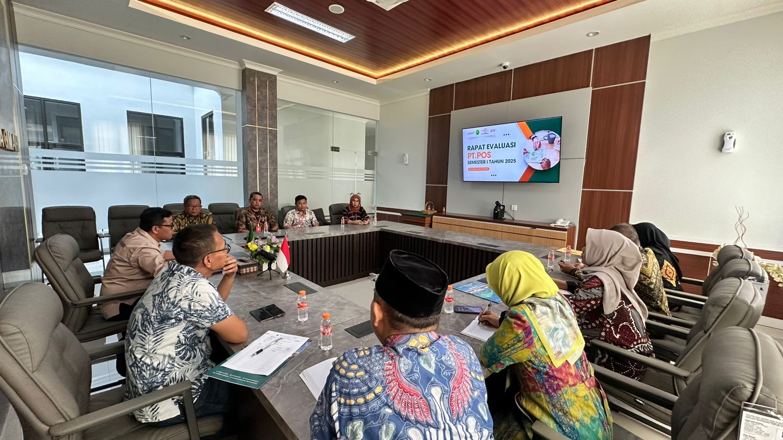 rapat evaluasi dengan pos cimahi